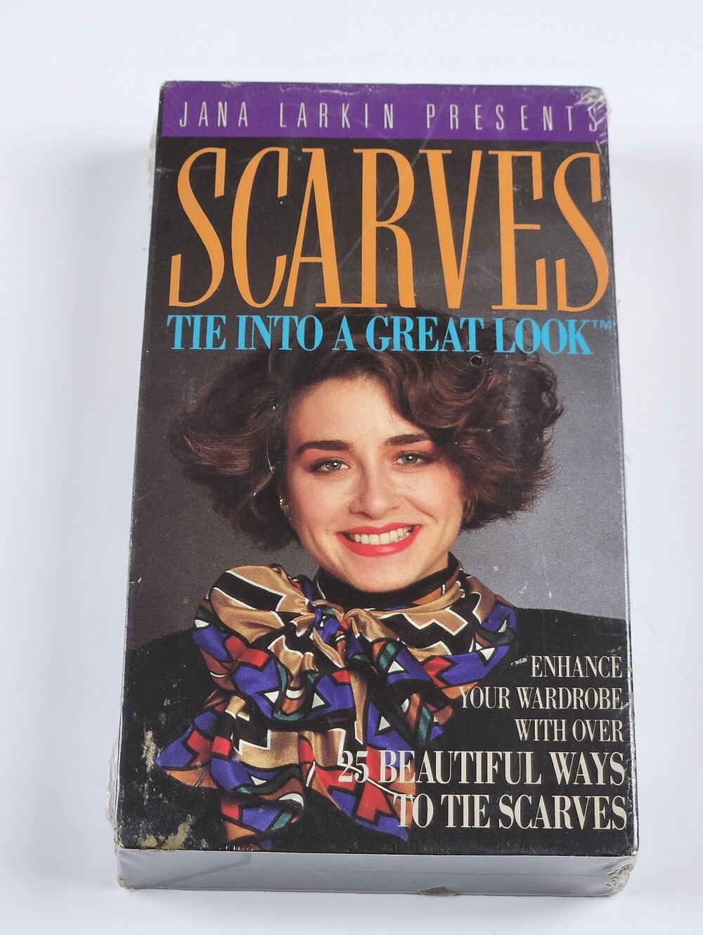 Vintage 1988 Jana Larkin Presents Scarves Tie Into A Great Look VHS Sealed